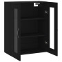 Armario de pared madera de ingeniería negro 69,5x34x90 cm by , Sideboards - Ref: Foro24-834987, Price: 116,64 €, Discount: %