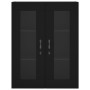 Armario de pared madera de ingeniería negro 69,5x34x90 cm by , Sideboards - Ref: Foro24-834987, Price: 116,64 €, Discount: %