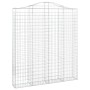 Cestas de gaviones 7 uds forma de arco hierro 200x30x220/240 cm von , Töpfe und Pflanzgefäße - Ref: Foro24-3145561, Preis: 90...