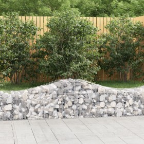 Cestas de gaviones 50 uds forma de arco hierro 200x50x40/60 cm by , Pots and planters - Ref: Foro24-3145596, Price: 2,00 €, D...