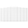 Cestas de gaviones 8 uds forma de arco hierro 400x50x200/220 cm von , Töpfe und Pflanzgefäße - Ref: Foro24-3146027, Preis: 2,...