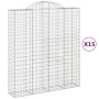 Cestas de gaviones 15 uds forma de arco hierro 200x50x220/240cm von , Töpfe und Pflanzgefäße - Ref: Foro24-3146459, Preis: 2,...
