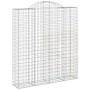 Cestas de gaviones 15 uds forma de arco hierro 200x50x220/240cm von , Töpfe und Pflanzgefäße - Ref: Foro24-3146459, Preis: 2,...