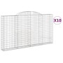 Cestas de gaviones 10 uds forma de arco hierro 300x30x160/180cm von , Töpfe und Pflanzgefäße - Ref: Foro24-3146583, Preis: 1,...