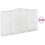 Cestas de gaviones 10 uds forma de arco hierro 400x50x220/240cm von , Töpfe und Pflanzgefäße - Ref: Foro24-3147082, Preis: 2,...