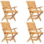 Juego de comedor para jardín 5 piezas madera maciza de teca by , Garden sets - Ref: Foro24-3155026, Price: 444,31 €, Discount: %