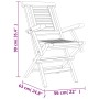 Juego de comedor para jardín 5 piezas madera maciza de teca by , Garden sets - Ref: Foro24-3155026, Price: 444,31 €, Discount: %