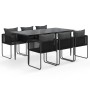 Juego de comedor para jardín 7 piezas negro von , Gartensets - Ref: Foro24-3156501, Preis: 560,51 €, Rabatt: %