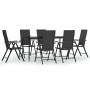 Juego de comedor de jardín 7 piezas ratán sintético negro von , Gartensets - Ref: Foro24-3156517, Preis: 524,22 €, Rabatt: %