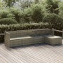 Set de muebles de jardín 5 pzas y cojines ratán sintético gris von , Gartensets - Ref: Foro24-3157319, Preis: 460,99 €, Rabat...