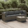 Set de muebles de jardín 5 pzas y cojines ratán sintético gris von , Gartensets - Ref: Foro24-3157367, Preis: 460,99 €, Rabat...