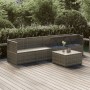 Set de muebles de jardín 5 pzas y cojines ratán sintético gris von , Gartensets - Ref: Foro24-3157367, Preis: 460,99 €, Rabat...
