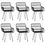 Juego de comedor de jardín 7 piezas ratán sintético negro by , Garden sets - Ref: Foro24-3157856, Price: 574,83 €, Discount: %