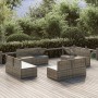 Sofás centrales de jardín 8 uds ratán PE gris 57x57x56 cm by , Garden sets - Ref: Foro24-3157505, Price: 738,57 €, Discount: %
