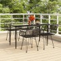Juego de comedor de jardín 5 piezas ratán sintético negro von , Gartensets - Ref: Foro24-3157854, Preis: 381,61 €, Rabatt: %