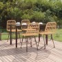 Juego de comedor de jardín 5 piezas ratán sintético by , Garden sets - Ref: Foro24-3157889, Price: 427,87 €, Discount: %