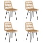 Juego de comedor de jardín 5 piezas ratán sintético by , Garden sets - Ref: Foro24-3157889, Price: 427,87 €, Discount: %