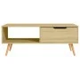 Engineered wood Sonoma oak coffee table 100x49.5x43 cm by vidaXL, Coffee table - Ref: Foro24-326789, Price: 85,26 €, Discount: %
