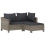Set de muebles de jardín 5 pzas y cojines ratán sintético gris by , Garden sets - Ref: Foro24-3187264, Price: 482,69 €, Disco...