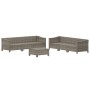 Set de muebles de jardín 7 pzas y cojines ratán sintético gris by , Garden sets - Ref: Foro24-3187266, Price: 631,28 €, Disco...
