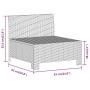 Set de muebles de jardín 7 pzas y cojines ratán sintético gris by , Garden sets - Ref: Foro24-3187266, Price: 631,28 €, Disco...
