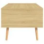 Engineered wood Sonoma oak coffee table 100x49.5x43 cm by vidaXL, Coffee table - Ref: Foro24-326789, Price: 85,26 €, Discount: %