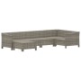 Set de muebles de jardín 6 pzas y cojines ratán sintético gris by , Garden sets - Ref: Foro24-3187291, Price: 505,14 €, Disco...