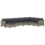 Set de muebles de jardín 8 pzas y cojines ratán sintético gris by , Garden sets - Ref: Foro24-3187298, Price: 644,33 €, Disco...