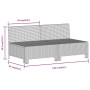 Set de muebles de jardín 8 pzas y cojines ratán sintético gris by , Garden sets - Ref: Foro24-3187298, Price: 644,33 €, Disco...