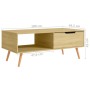Couchtisch Holzwerkstoff Eiche Sonoma 100x49,5x43 cm von vidaXL, Couchtisch - Ref: Foro24-326789, Preis: 85,95 €, Rabatt: %