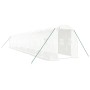 Invernadero con estructura de acero blanco 24 m² 12x2x2 m von , Gewächshäuser - Ref: Foro24-3188032, Preis: 389,29 €, Rabatt: %