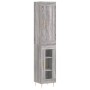 Aparador alto madera de ingeniería gris Sonoma 34,5x34x180 cm von , Sideboards - Ref: Foro24-3200383, Preis: 98,69 €, Rabatt: %
