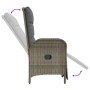Juego de comedor de jardín 4 piezas con cojines ratán PE gris by , Garden sets - Ref: Foro24-3203508, Price: 531,90 €, Discou...