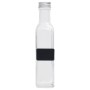 Botellas de vidrio con tapón de rosca 12 uds cuadradas 250 ml