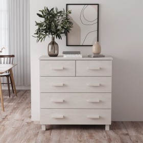 Aparador HAMAR madera maciza de pino blanca 79x40x80 cm von , Sideboards - Ref: Foro24-340421, Preis: 117,68 €, Rabatt: %
