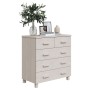 Aparador HAMAR madera maciza de pino blanca 79x40x80 cm von , Sideboards - Ref: Foro24-340421, Preis: 119,34 €, Rabatt: %