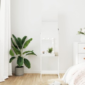 Espejo con joyero de pie blanco 42x38x152 cm von , Spiegel - Ref: Foro24-353256, Preis: 114,04 €, Rabatt: %