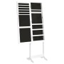Espejo con joyero de pie blanco 42x38x152 cm by , Mirrors - Ref: Foro24-353256, Price: 115,69 €, Discount: %