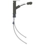 Grifo de lavabo de baño con función extraíble negro 157x172 mm de , Grifos - Ref: Foro24-149078, Precio: 37,68 €, Descuento: %