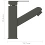 Grifo de lavabo de baño con función extraíble negro 157x172 mm de , Grifos - Ref: Foro24-149078, Precio: 37,68 €, Descuento: %