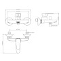 EISL Grifo monomando de bañera CLAUDIO cromado by , Faucets - Ref: Foro24-446449, Price: 51,79 €, Discount: %