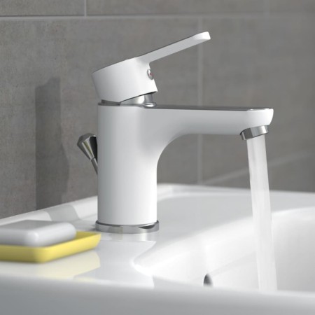 EISL Grifo monomando de lavabo DIZIANI cromado blanco von , Wasserhähne - Ref: Foro24-446482, Preis: 76,07 €, Rabatt: %