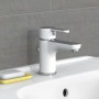 EISL Grifo monomando de lavabo DIZIANI cromado blanco von , Wasserhähne - Ref: Foro24-446482, Preis: 76,07 €, Rabatt: %