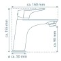 SCHÜTTE Grifo monomando de lavabo BOSTON cromado by , Faucets - Ref: Foro24-446551, Price: 90,13 €, Discount: %