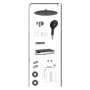 EISL Ducha con grifo monomando y termostato GRANDE VITA negro cromado von , Duschköpfe - Ref: Foro24-446477, Preis: 174,70 €,...
