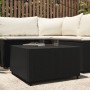 Mesa de centro jardín cuadrada ratán sintético negro 50x50x30cm by , Garden tables - Ref: Foro24-319857, Price: 64,69 €, Disc...