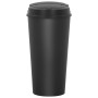 Black double trash can 50 L by vidaXL, Garbage cans and trash cans - Ref: Foro24-150692, Price: 70,17 €, Discount: %