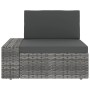 Juego muebles de jardín 6 pzas y cojines ratán sintético gris by , Garden sets - Ref: Foro24-3067181, Price: 536,36 €, Discou...