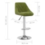 Taburete de cocina de terciopelo verde claro von , Küchenhocker - Ref: Foro24-335296, Preis: 78,19 €, Rabatt: %