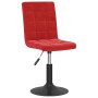 Sillas de comedor giratorias 2 uds terciopelo rojo vino tinto von , Essstühle - Ref: Foro24-335747, Preis: 110,26 €, Rabatt: %